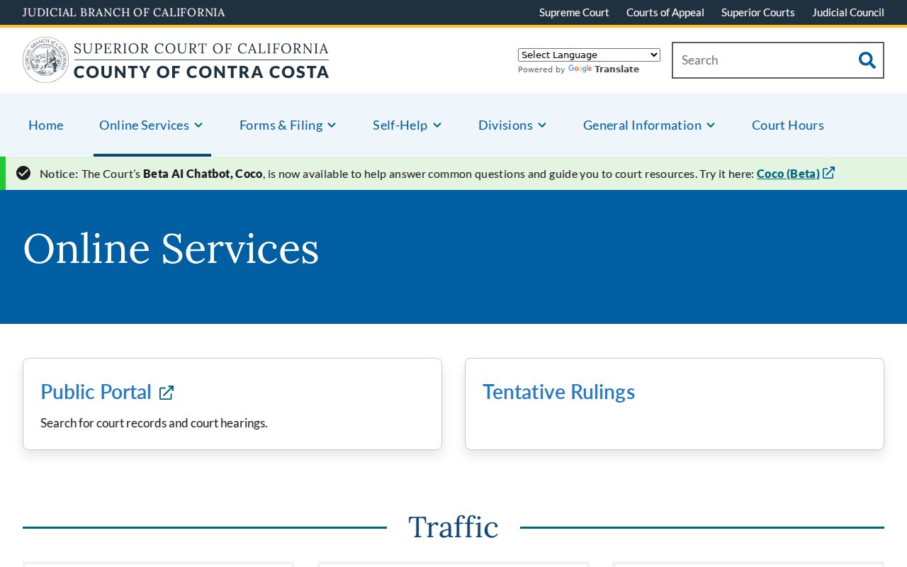 Antioch residents directory Contra Costa court online services