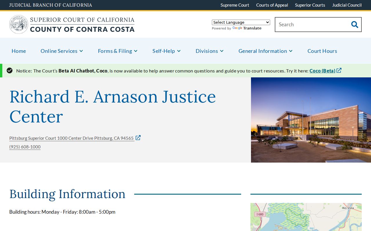 Antioch ZIP code directory Richard E. Arnason Justice Center